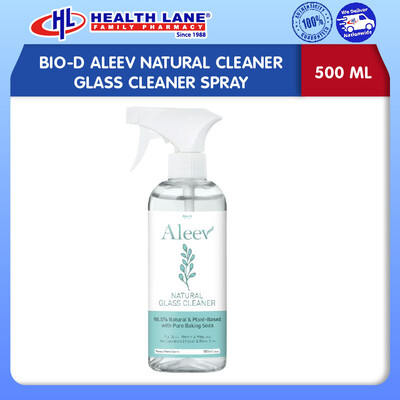 BIO-D ALEEV NATURAL CLEANER GLASS CLEANER SPRAY 500ML